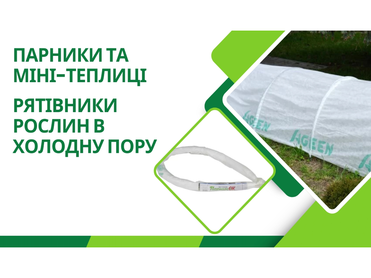 Парники та міні-теплиці – рятівники рослин в холодну пору