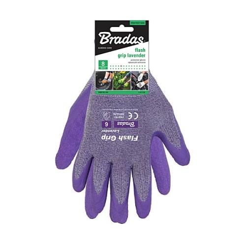 Рукавички захисні FLEX GRIP LAVENDER, розмір 6, RWFGLR6
