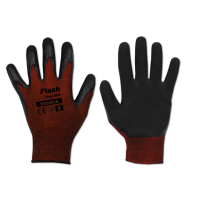 Рукавички захисні FLASH GRIP RED латекс, розмір 11, RWFGRD11