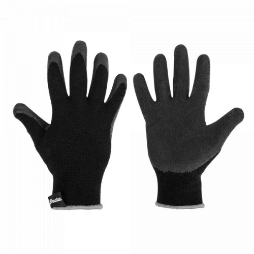 Рукавички захисні латексні, TERMO GRIP BLACK, розмір 11, RWTGB11