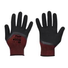 Рукавички захисні FLASH GRIP RED FULL латекс, розмір 8, RWFGRDF8