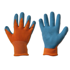 Рукавички захисні ORANGE латекс, розмір 4, RWDOR4
