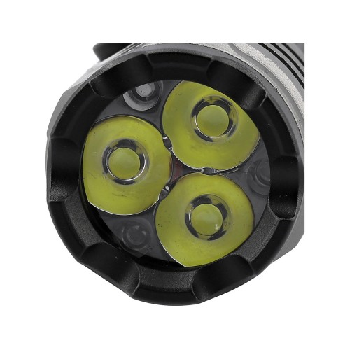 Фонарь ручной диодный YATO от аккумул. Li-PO 3,7 В 0.7 АГод, 10Вт, 7 реж-1000/600/300/50 Lm [24]