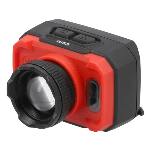 Фонарь налобный YATO питание Li-Po аккумулятор 3,7 В, 1,2 АГод