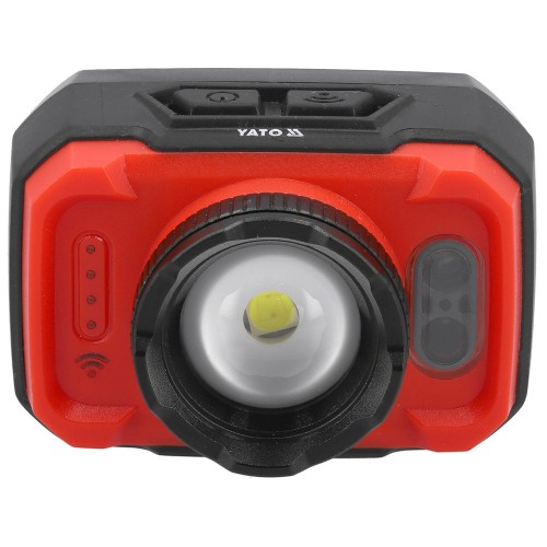 Фонарь налобный YATO питание Li-Po аккумулятор 3,7 В, 1,2 АГод