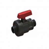 Кран шаровый резьба 3/4" наружная D25 SantehPlast