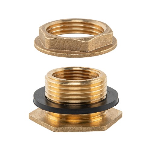 Втулка для бака РB 1/2" - РЗ 3/4" с гайкой и прокладкой 3/4", Bradas BR-P12034