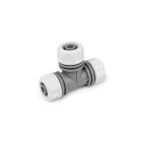 Тройник для подключения шланга 1/2 или 5/8 дюйма Bradas WHITE LINE, WL-2210-12