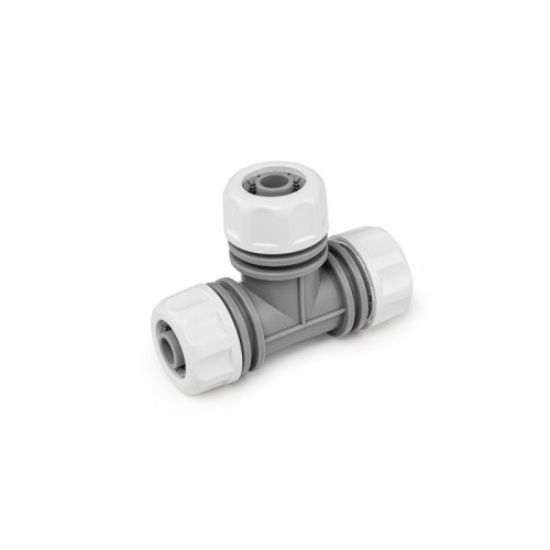 Тройник для подключения шланга 1/2 или 5/8 дюйма Bradas WHITE LINE, WL-2210-12
