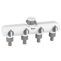 Распределитель Bradas с 4 кранами РВ 3/4", WL-3054K