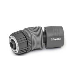 Конектор з регулюванням кута вигину з аквастопом Bradas 1/2 white line soft WL-S2142