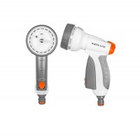 Пистолет металлический 7-режимов Bradas WATER CLICK WHITE LINE Пистолет металлический 7-режимов Bradas WATER CLICK WHITE LINE