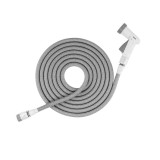 Шланг растягивающийся 5-15м secret hose серый
