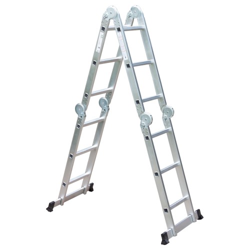 Драбина FLORA багатоцільові алюмінієві 4×3 ступенів 3.56м (5031314)