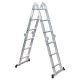 Драбина FLORA багатоцільові алюмінієві 4×3 ступенів 3.56м (5031314)