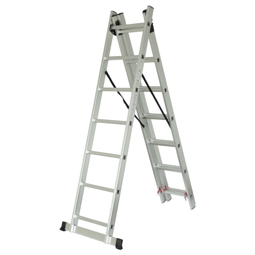 Лестница раскладывающаяся SIGMA универсальная 7 ступеней 4.25м (5032314)