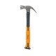 Молоток столярный Bradas DIY-HF3045 с магнитной ручкой из стекловолокна для гвоздей, 450 г