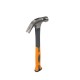 Молоток столярный Bradas DIY-HF3045 с магнитной ручкой из стекловолокна для гвоздей, 450 г