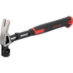 Молоток стальной YATO 450 г с магнитом длина 34 см