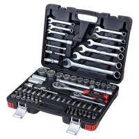 Набор насадок CrV ULTRA торцевых и биты 1/4", 1/2" 82 шт (6001142)