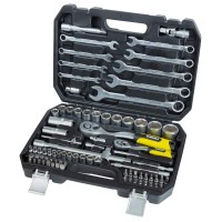 Набор насадок торцевых и бит 1/4", 1/2" CrV mid SIGMA 82 шт (6001551)