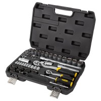 Набор насадок торцевых и бит 1/4", 1/2" CrV mid SIGMA 72 шт (6003741)