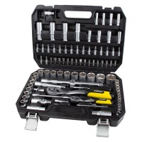 Набор насадок торцевых и бит 1/4", 1/2" CrV mid SIGMA 94 шт (6003761)