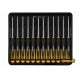 Набор прецизионных отверток и крючков VOREL 160 мм SL PH TORX Cr-V 12 шт