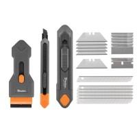 Набор ножей Bradas со скребком и сменными лезвиями 3 шт DIY-KN191809/SET2B
