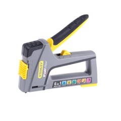 Степлер STANLEY с регулятором для 6-ти видов скоб и гвоздей