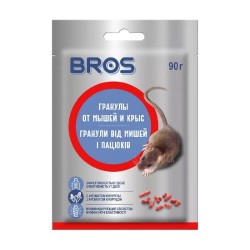 Гранули Bros від мишей та щурів 90 г