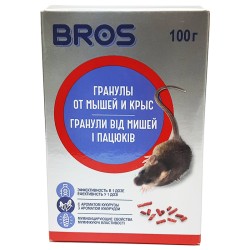 Гранули Bros від мишей та щурів 100 г