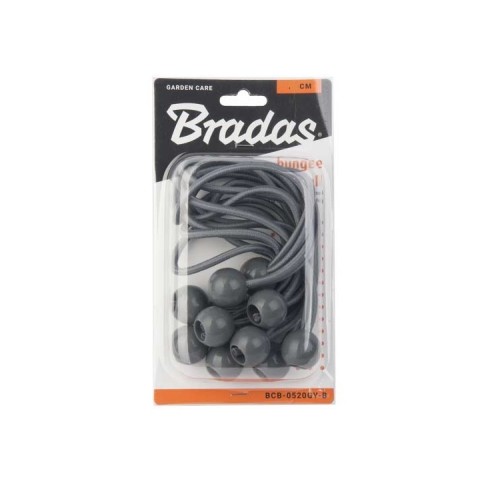 Петля эластичная Bradas 15см х 10шт резиновая с шариком