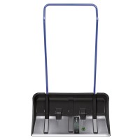 Лопата-ковш скрепер с колесиками Prosperplast Arctic 80х127 см, ковш пластик, ручка металл