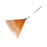 Граблі віялові Bradas - 20 зубців держак дерев'яний KT-CX20H