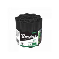 Бордюр хвилястий Bradas чорний 15 см х 9 м.