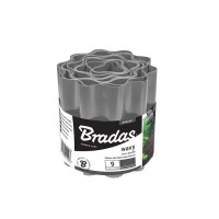 Бордюр волнистый Bradas серый 20см х 9м.