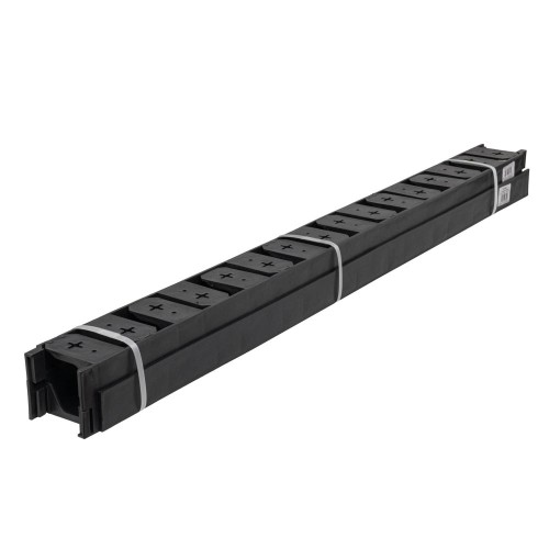 Бордюр садовий 4,5см х 1м QUICK-BORD Bradas чорний OBQB45/E