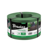 Бордюр прямий Bradas зелений 130 мм х 10 м