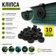 Клипса для крепления затеняющей сетки 10шт круглая черная