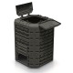 Компостер садовый Prosperplast 950 л черный