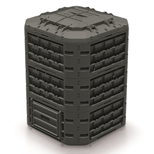 Компостер садовый Prosperplast 950 л черный