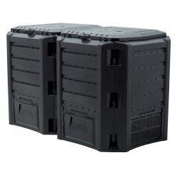 Компостер садовый модуль Prosperplast 800л черный