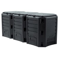 Компостер садовый модуль Prosperplast 1200л черный