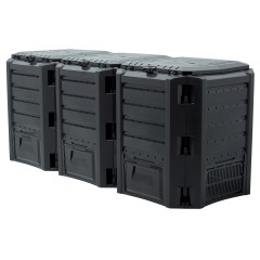 Компостер садовый модуль Prosperplast 1200л черный