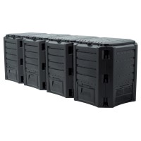 Компостер садовый модуль Prosperplast 1600 л черный