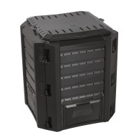 Компостер садовий Prosperplast 380 л чорний