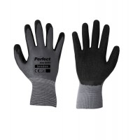 Перчатки садовые Bradas RWPGGY9 PERFECT GRIP GRAY латекс, размер 9