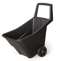 Садовая тачка пластиковая PROSPERPLAST 95 л черная