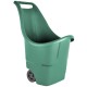Садовая тачка на колесах Serinova 50 л зеленая